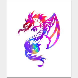 Rainbow Dragon Posters and Art